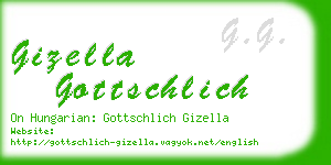 gizella gottschlich business card